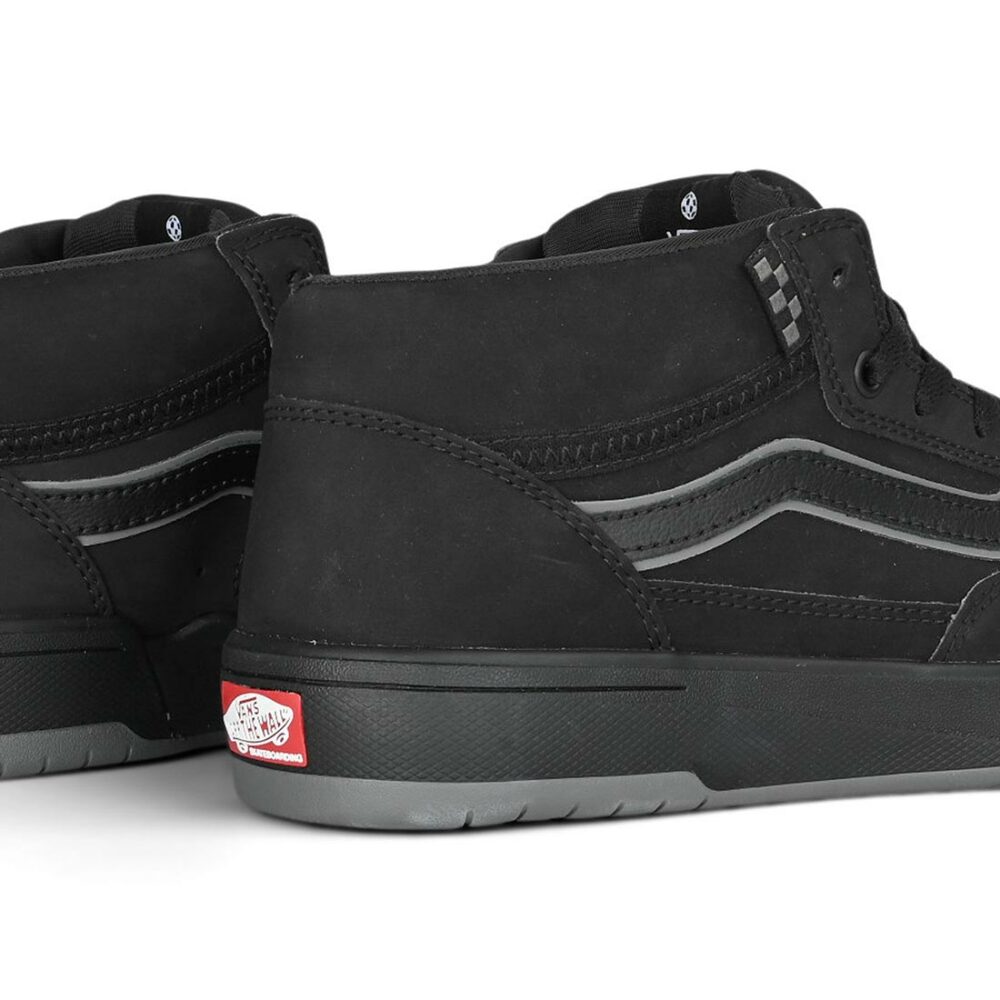 Vans Zahba Mid Skate Shoes - Black/Pewter