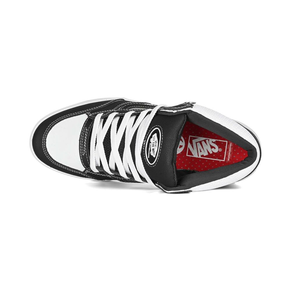 Vans Zahba Mid Skate Shoes - Black/White/Red