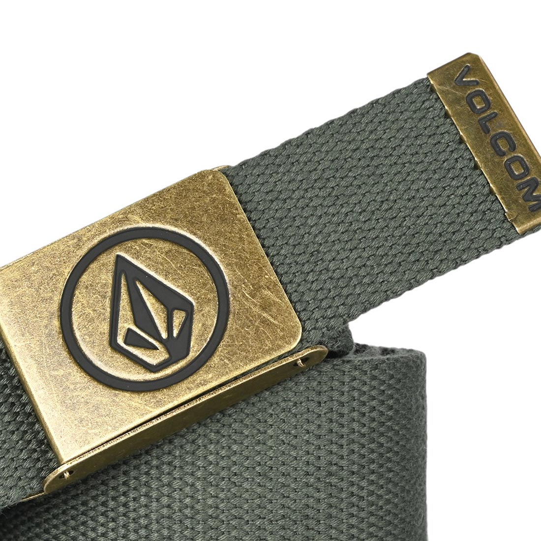 Volcom Circle Web Belt Dark Forest Supereight