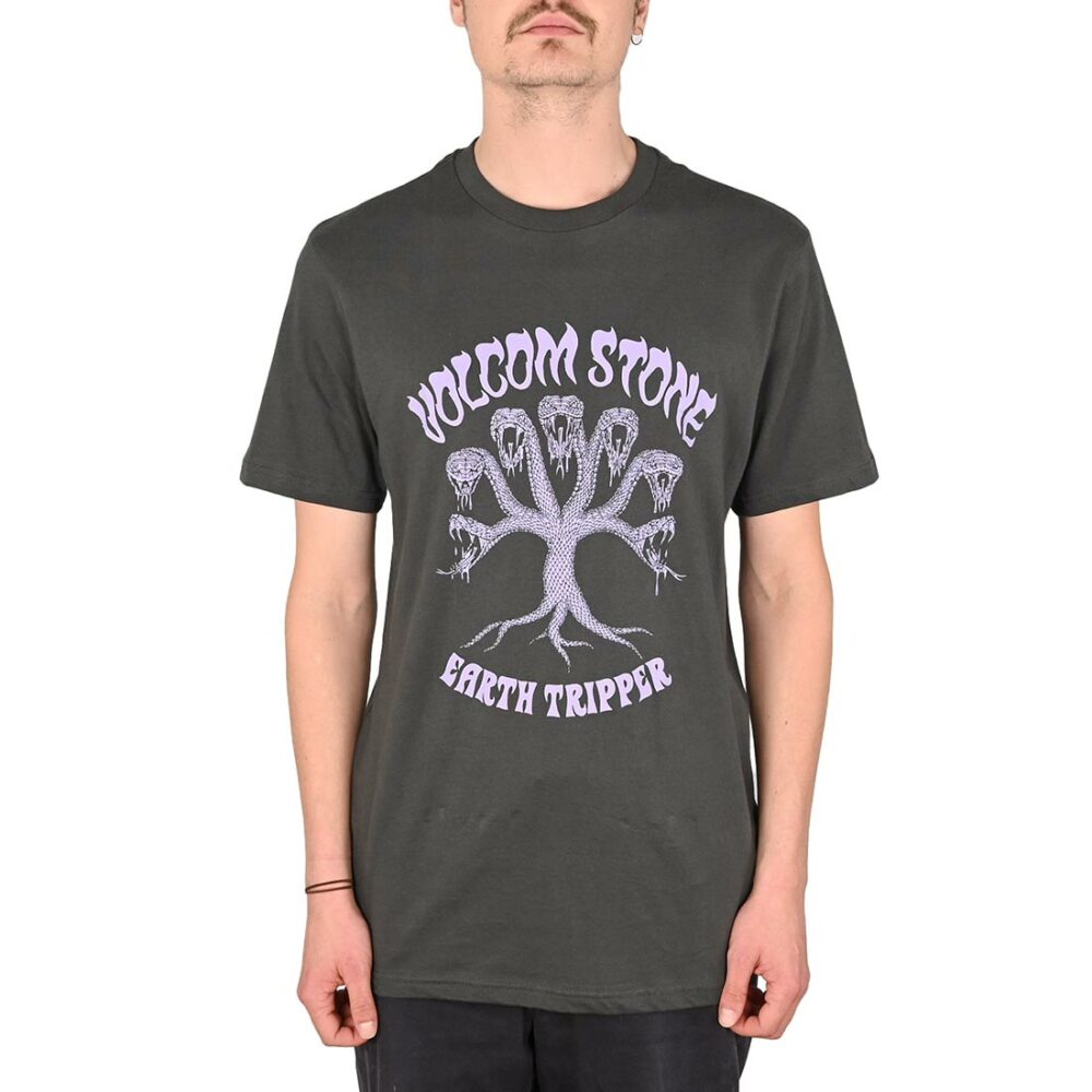 Volcom Feeding Tree S/S T-Shirt - Stealth