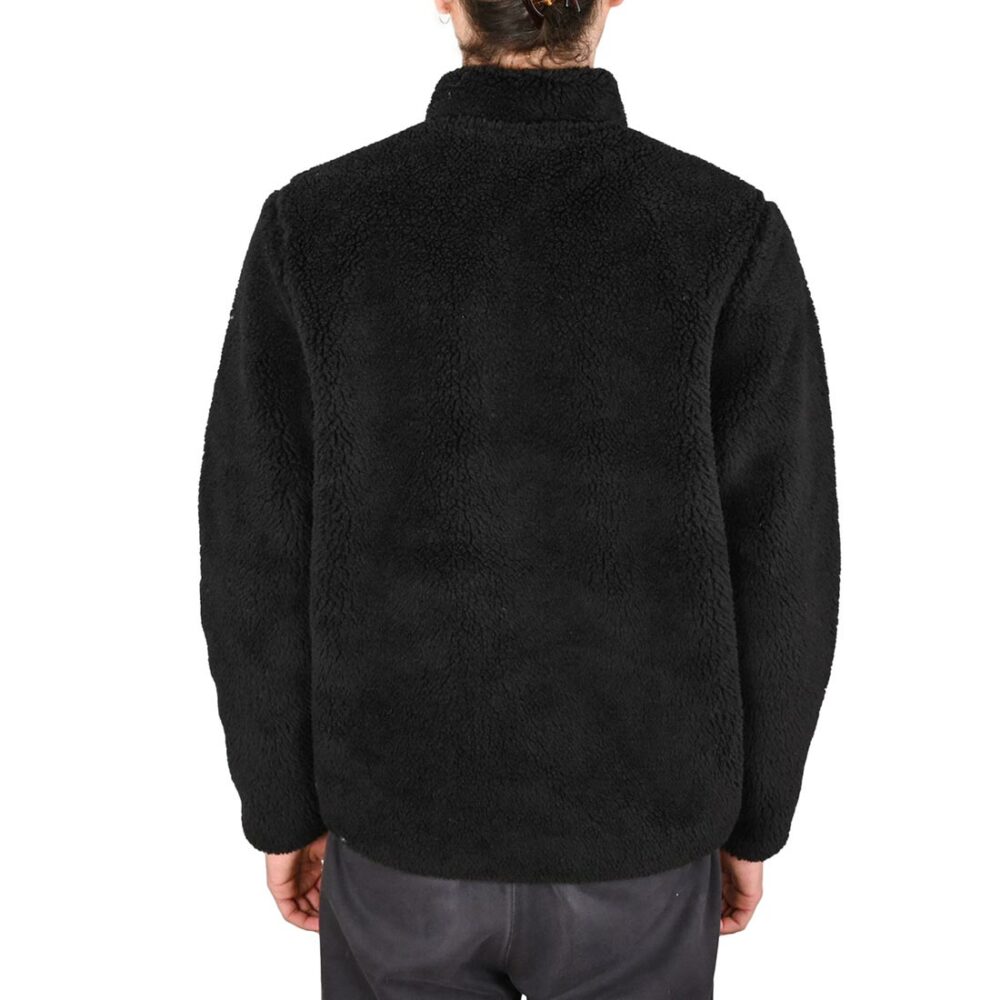 Volcom Muzzer Fuzzar Zip Up Sherpa Fleece - Black