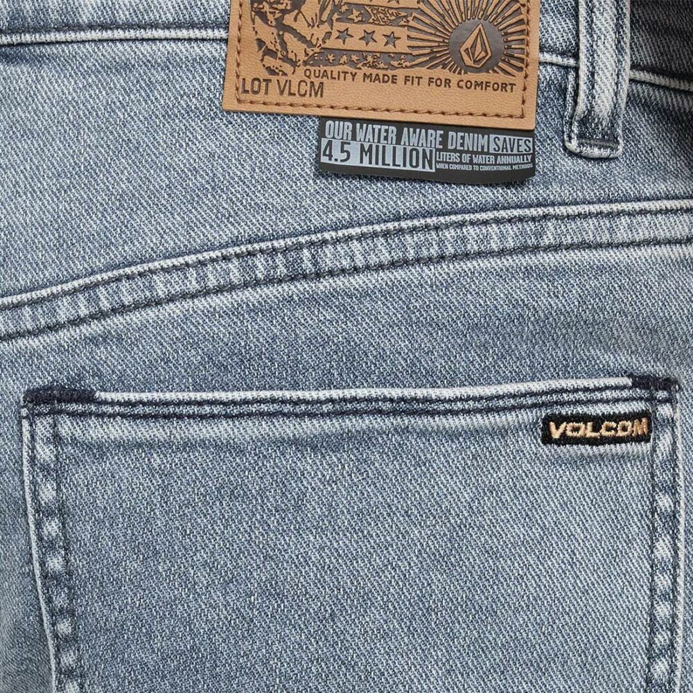 Volcom Solver Straight Fit Jeans - Ash Blue