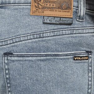 Volcom Solver Straight Fit Jeans - Ash Blue