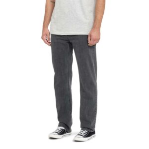 Volcom Solver Straight Fit Jeans - Neutral Grey