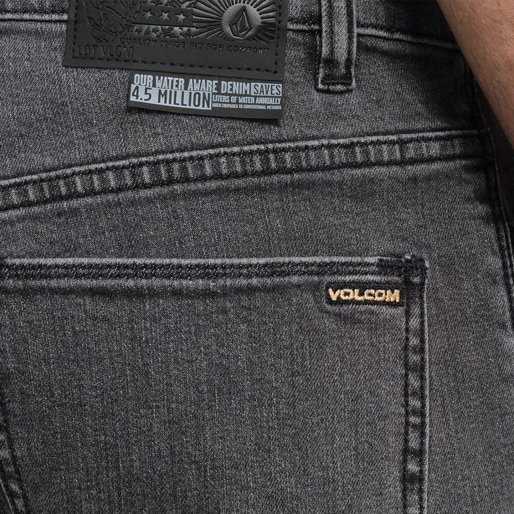 Volcom Solver Straight Fit Jeans - Neutral Grey