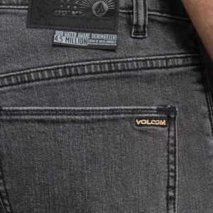 Volcom Solver Straight Fit Jeans - Neutral Grey