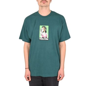 Volcom Underfaced LSE S/S T-Shirt - Evergreen