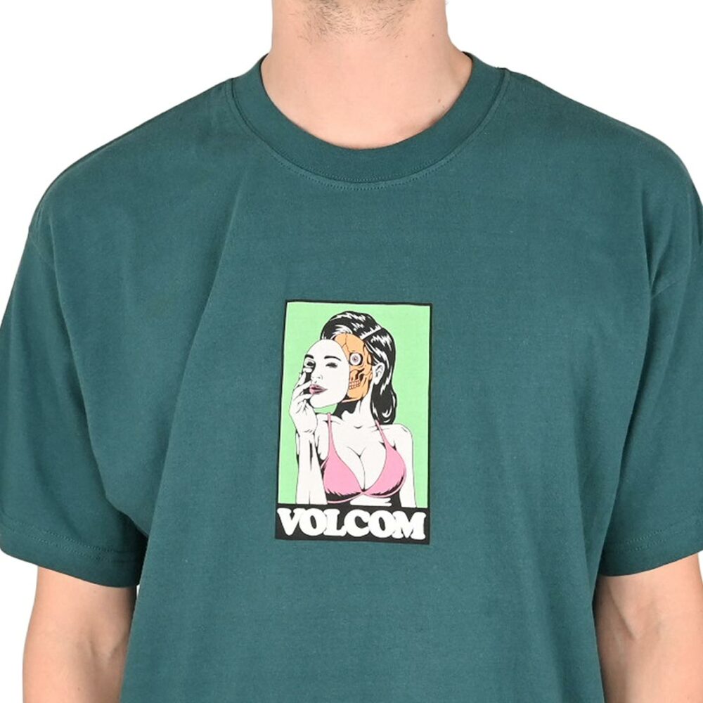 Volcom Underfaced LSE S/S T-Shirt - Evergreen