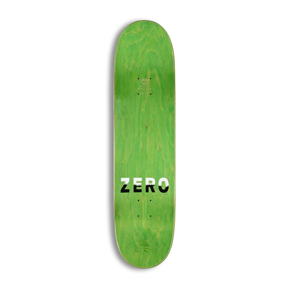 Zero Ripped Army Skateboard Deck - Black/White