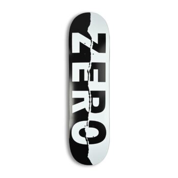 Zero Ripped Army Skateboard Deck - Black/White