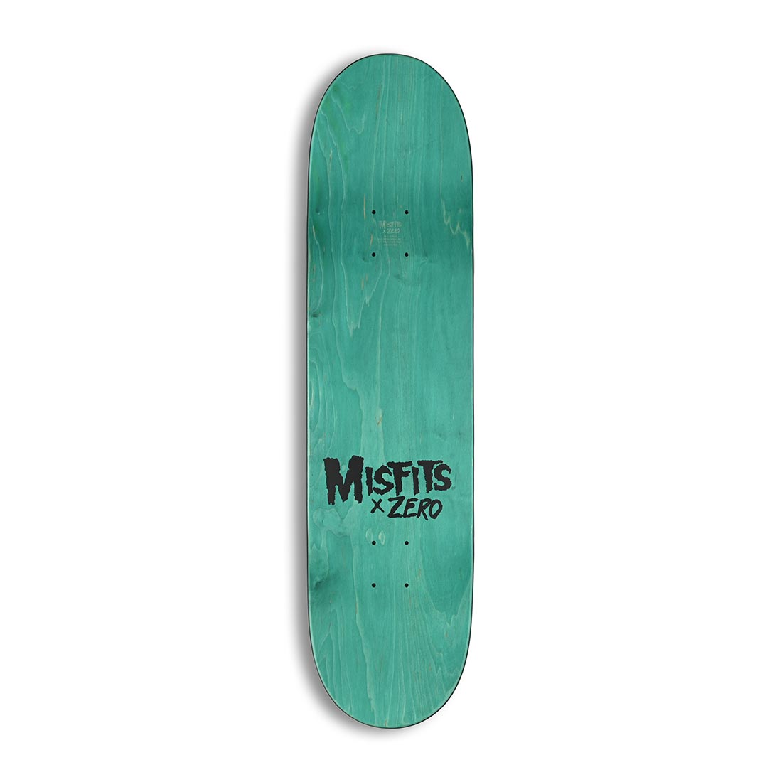 Zero x Misfits Fiend Skull Left 8.25″ Skateboard Deck - Black