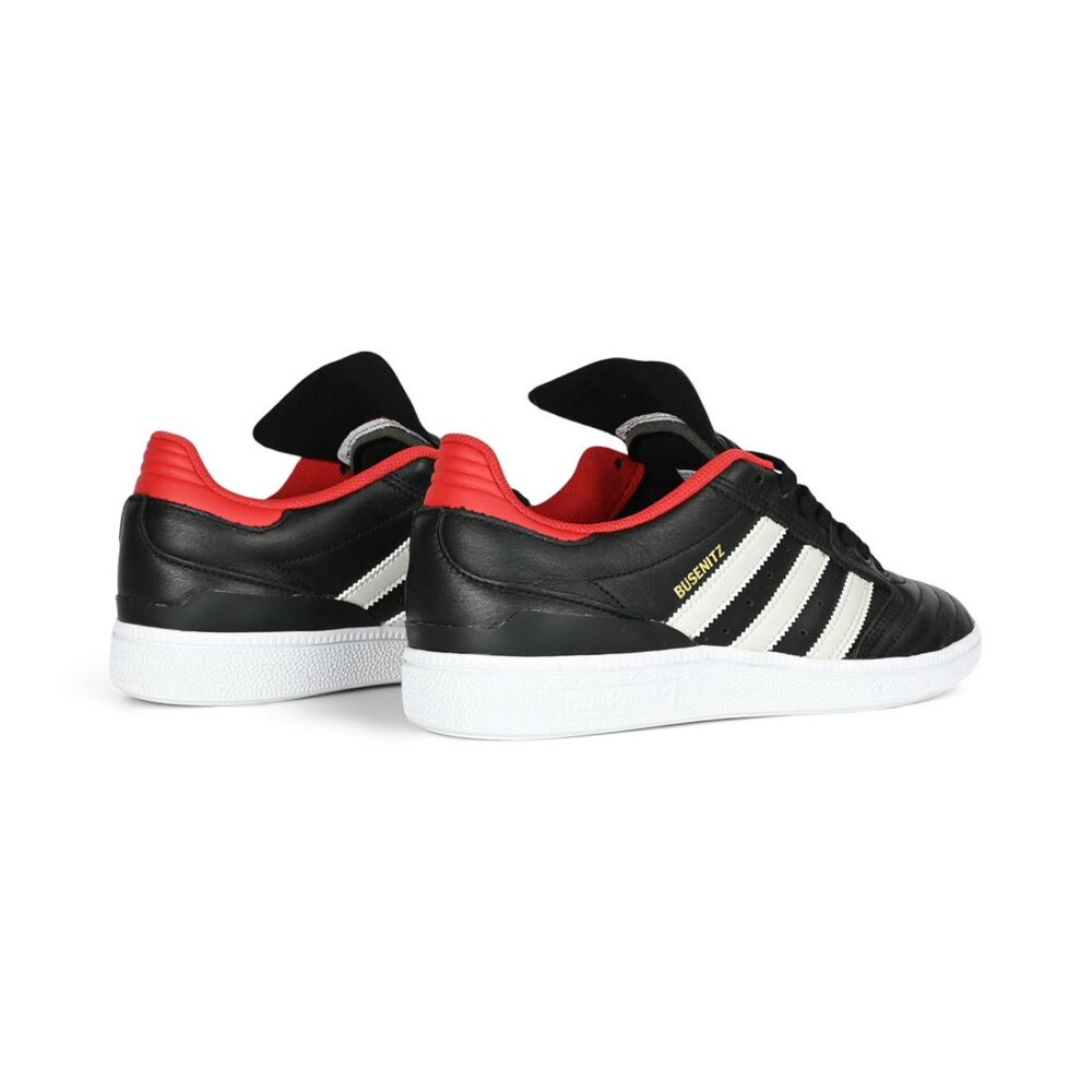 Adidas Busenitz Skate Shoes - Core Black/Zero Metallic/Better Scarlet