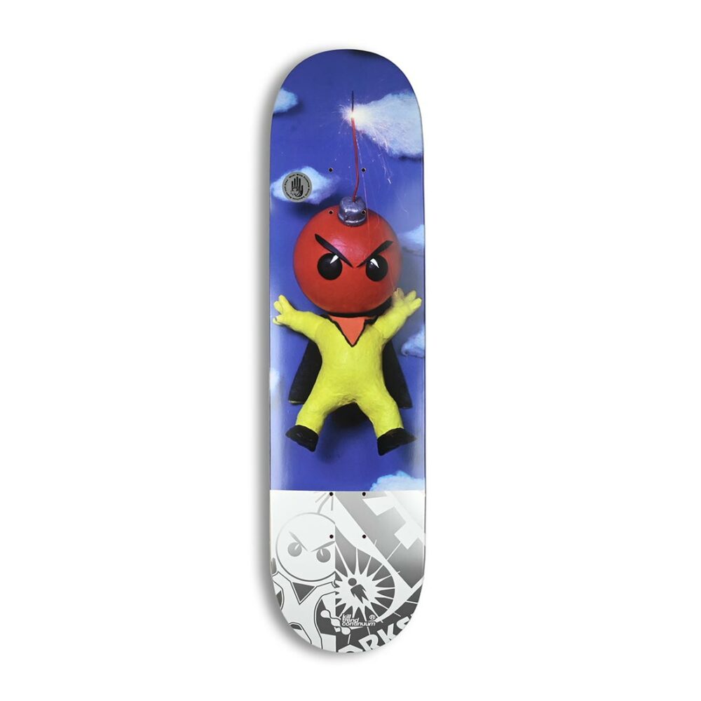 Alien Workshop Hill Mache Bomb Man KTC (Slick) 7.875" Skateboard Deck