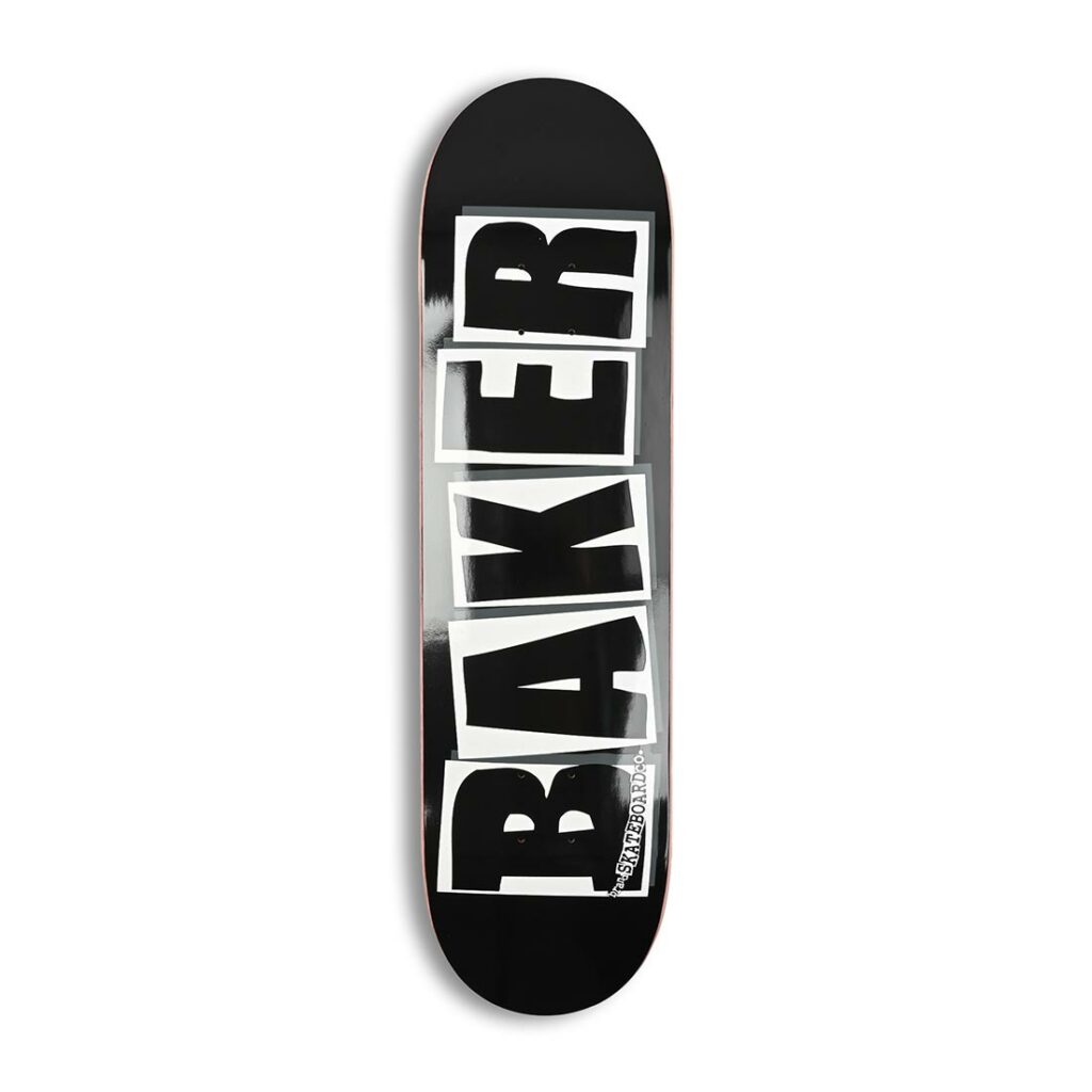 Baker Brand Logo Skateboard Deck - Black/White