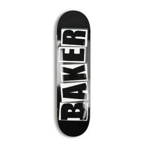 Baker Brand Logo Skateboard Deck - Black/White