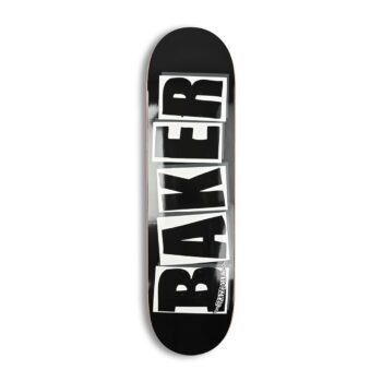 Baker Brand Logo Skateboard Deck - Black/White