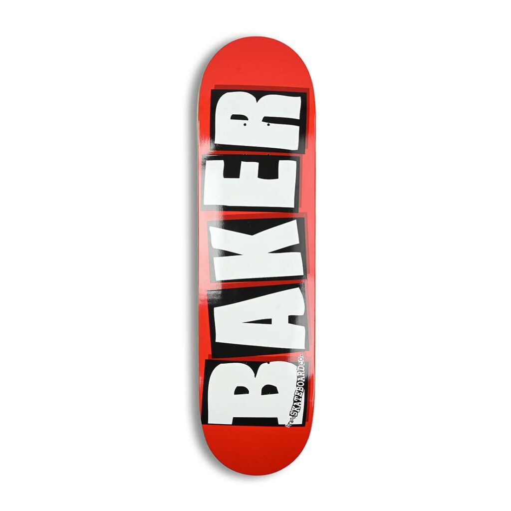Baker Brand Logo Skateboard Deck - White