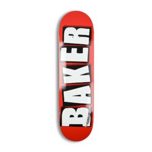 Baker Brand Logo Skateboard Deck - White