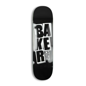 Baker Brooker Stacked 8.5" Skateboard Deck - Black