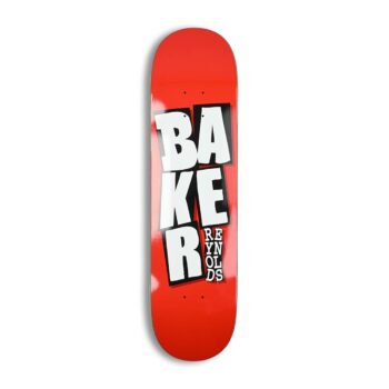 Baker Reynolds Stacked 8" Skateboard Deck - Red