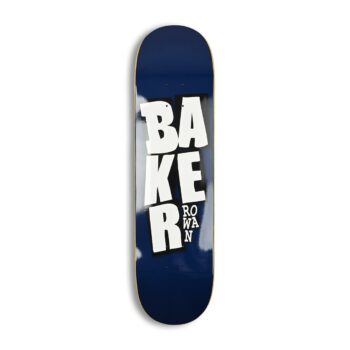 Baker Rowan Stacked 8.25" Skateboard Deck - Blue