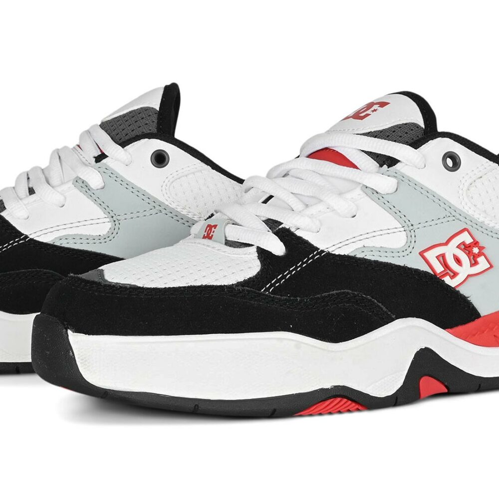 DC Ascend Skate Shoes - Black/Grey/White