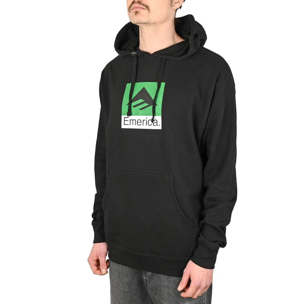 Emerica Classic Combo Pullover Hoodie - Black