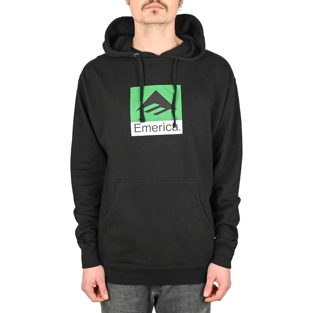 Emerica Classic Combo Pullover Hoodie - Black