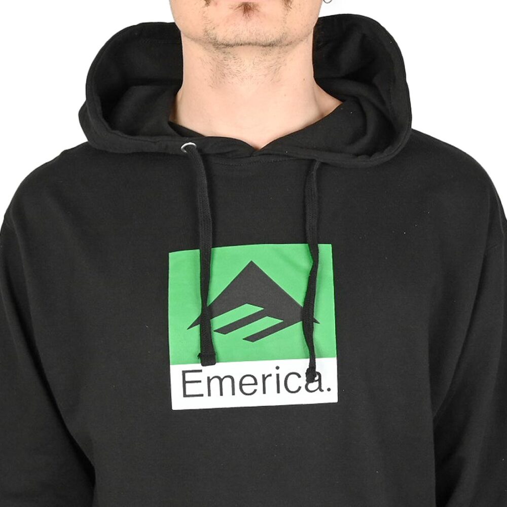 Emerica Classic Combo Pullover Hoodie - Black