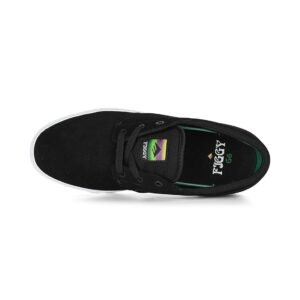 Emerica Figgy G6 Skate Shoes - Black/White/Gold