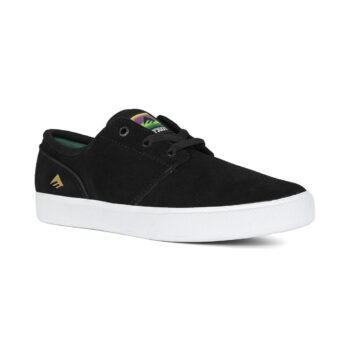Emerica Figgy G6 Skate Shoes - Black/White/Gold