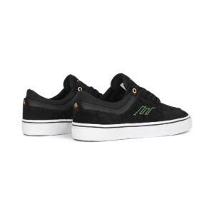 Emerica Hoban Skate Shoes - Black/White/Gold