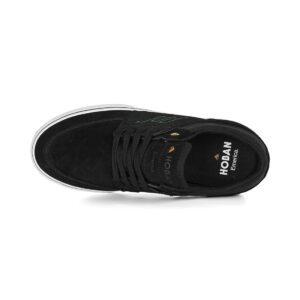 Emerica Hoban Skate Shoes - Black/White/Gold