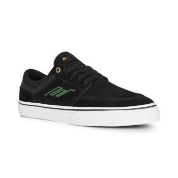Emerica Hoban Skate Shoes - Black/White/Gold
