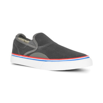 Emerica x Biltwell Wino G6 Slip-On Skate Shoes - Charcoal
