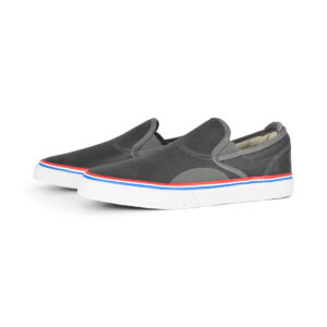 Emerica x Biltwell Wino G6 Slip-On Skate Shoes - Charcoal