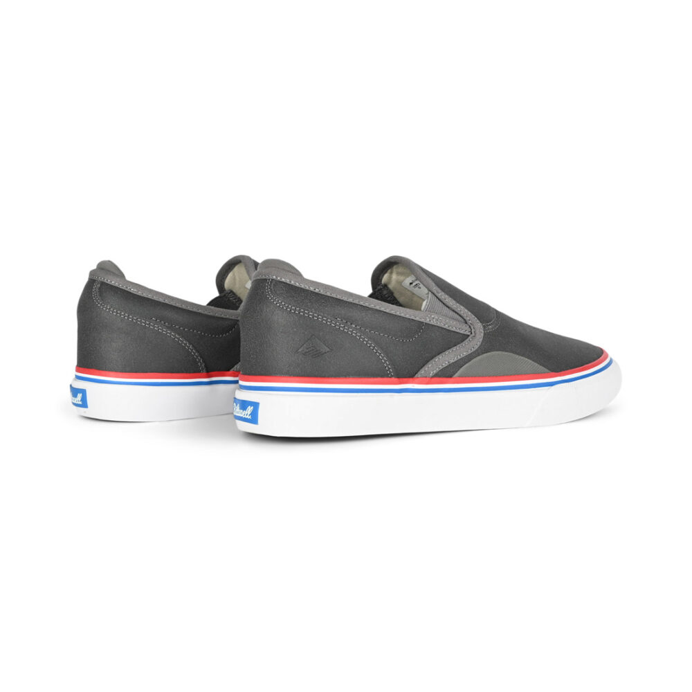 Emerica x Biltwell Wino G6 Slip-On Skate Shoes - Charcoal