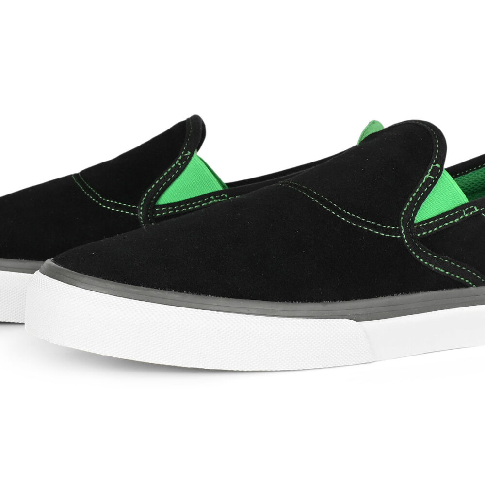 Emerica x Creature Wino G6 Slip-On Skate Shoes - Black/Green