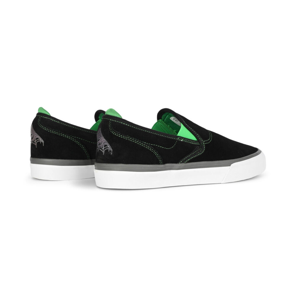 Emerica x Creature Wino G6 Slip-On Skate Shoes - Black/Green