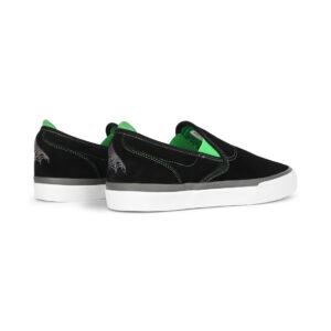 Emerica x Creature Wino G6 Slip-On Skate Shoes - Black/Green