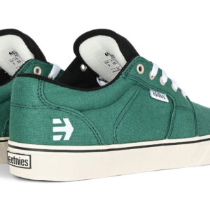 Etnies Barge LS Skate Shoes - Green/Black/White