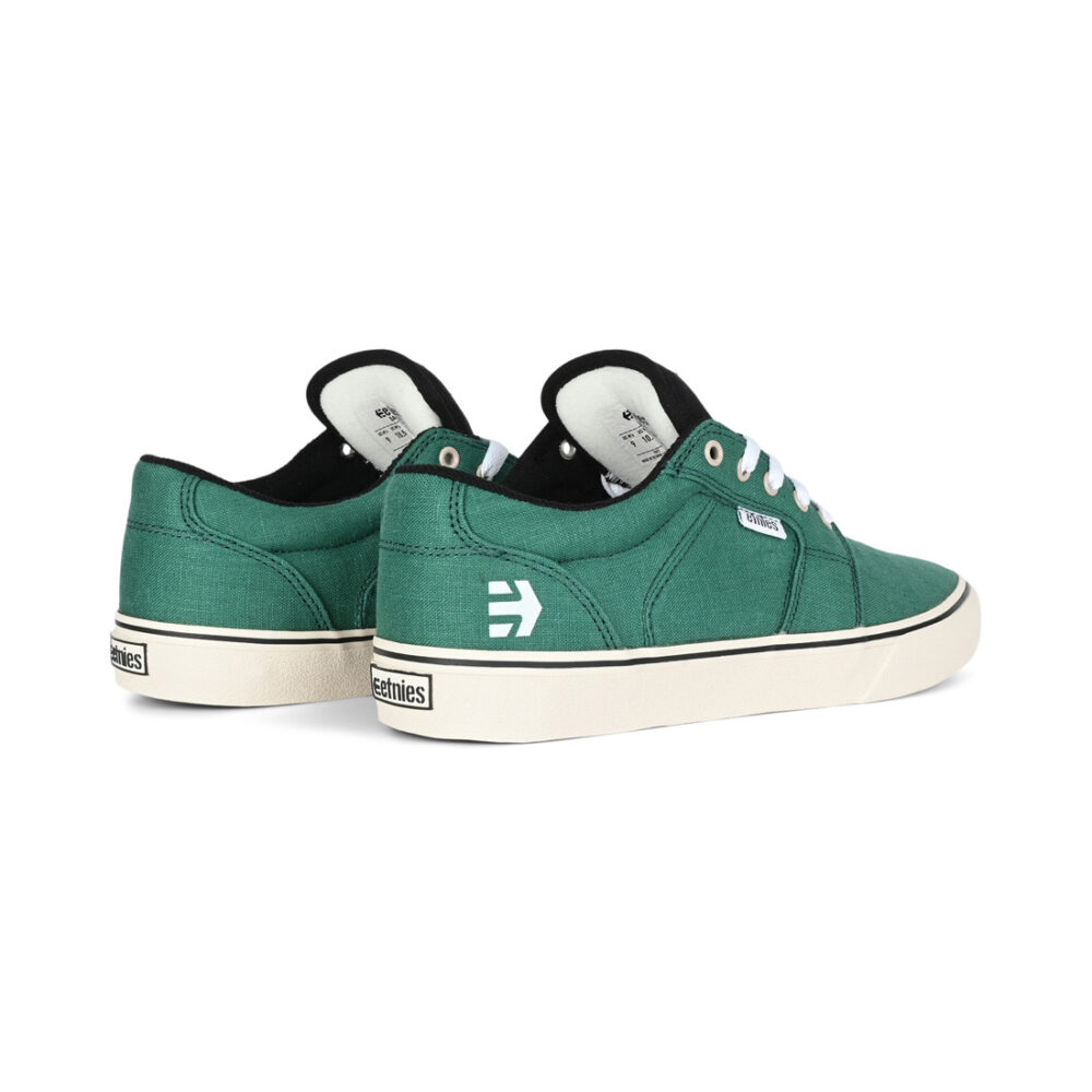 Etnies Barge LS Skate Shoes - Green/Black/White