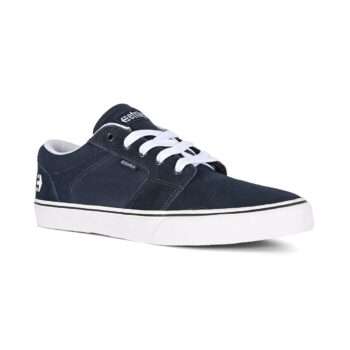 Etnies Barge LS Skate Shoes - Navy/White/Blue
