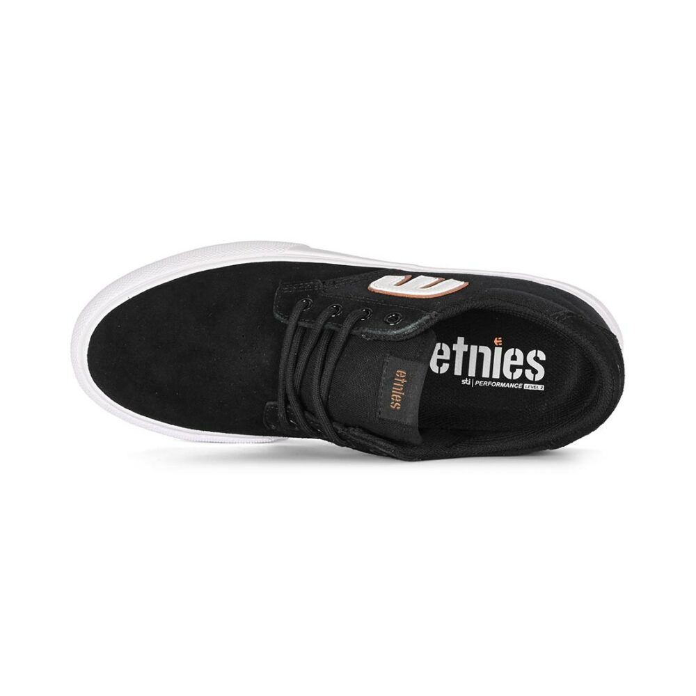 Etnies Barge Plus Skate Shoes - Black/White