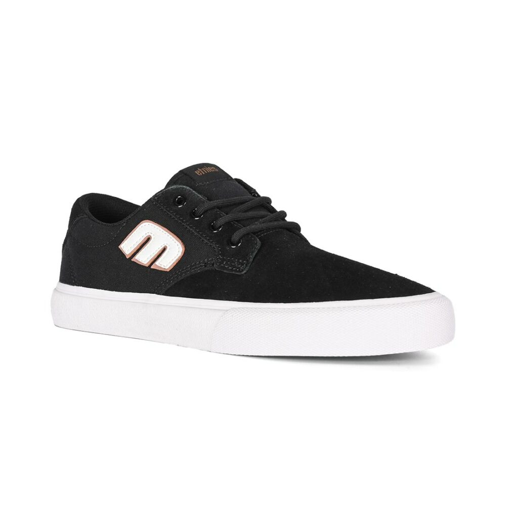 Etnies Barge Plus Skate Shoes - Black/White