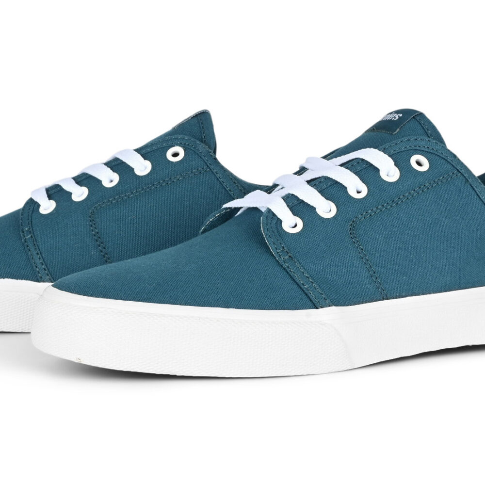 Etnies Barge Slim Skate Shoes - Blue/White
