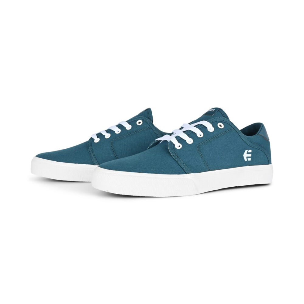 Etnies Barge Slim Skate Shoes - Blue/White