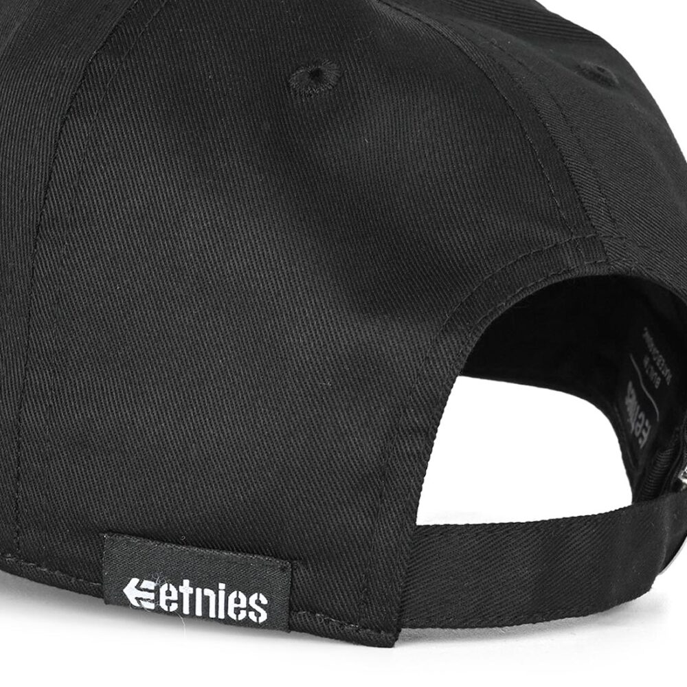Etnies Corp Combo Snapback Cap – Black/Orange