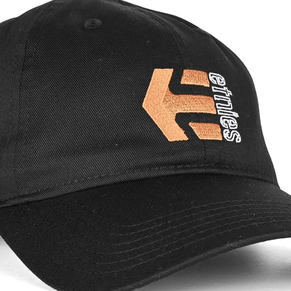 Etnies Corp Combo Snapback Cap – Black/Orange