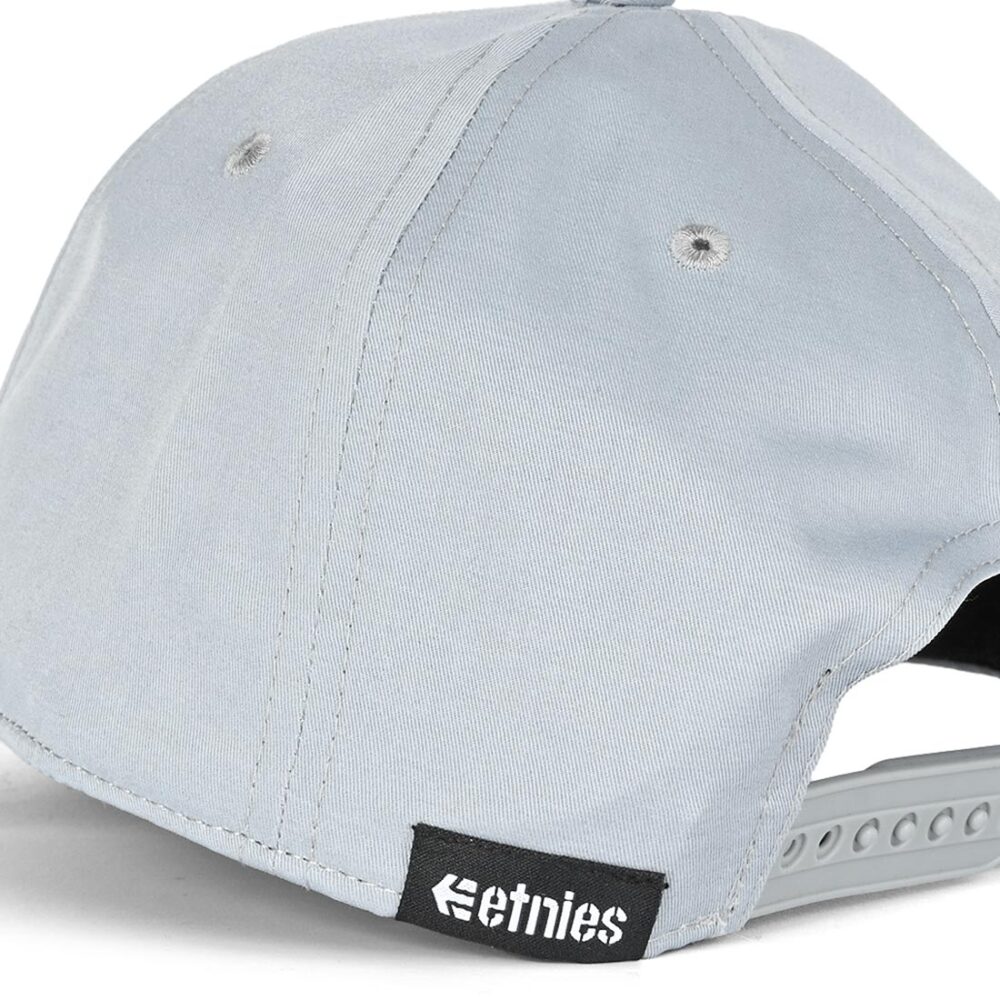Etnies Corp Combo Snapback Cap – Grey